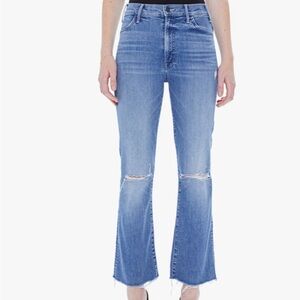 Mother jeans ankle fray